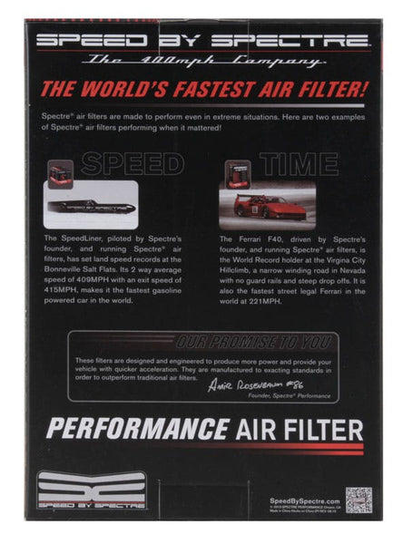 Spectre Performance HPR8038 Spectre Replacement Air Filter