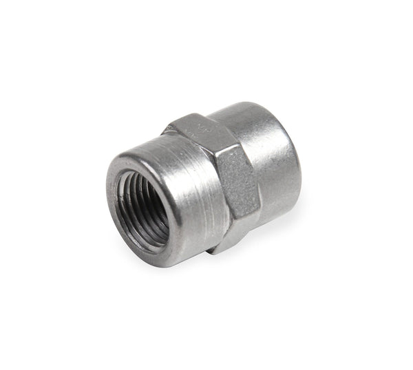 Earl's Performance Plumbing SS991001ERL 1/8 NPT COUPLING  STAINLESS STEEL