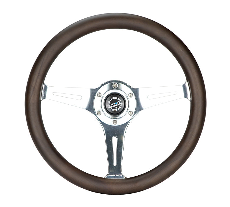 NRG Innovations Steering Wheels Wood Grain ST-015SL-OAK