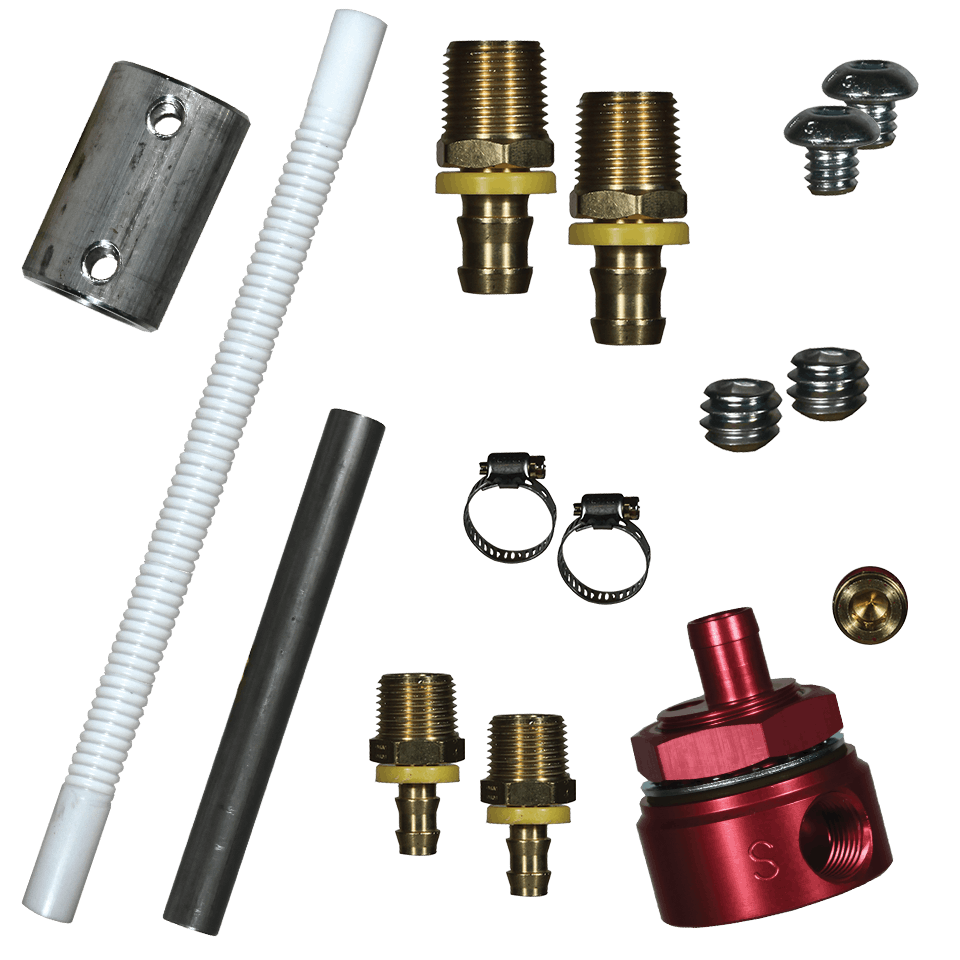 FASS Diesel Fuel Systems STK-1003 Diesel Fuel 5/8 Inch Fuel Module Suction Tube Kit With Bulkhead Fitting