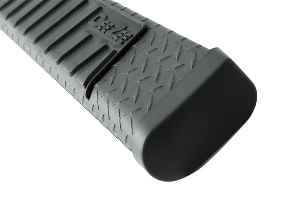 Dee Zee DZ16422 Tubes - 6 Oval - Black Tread Aluminum