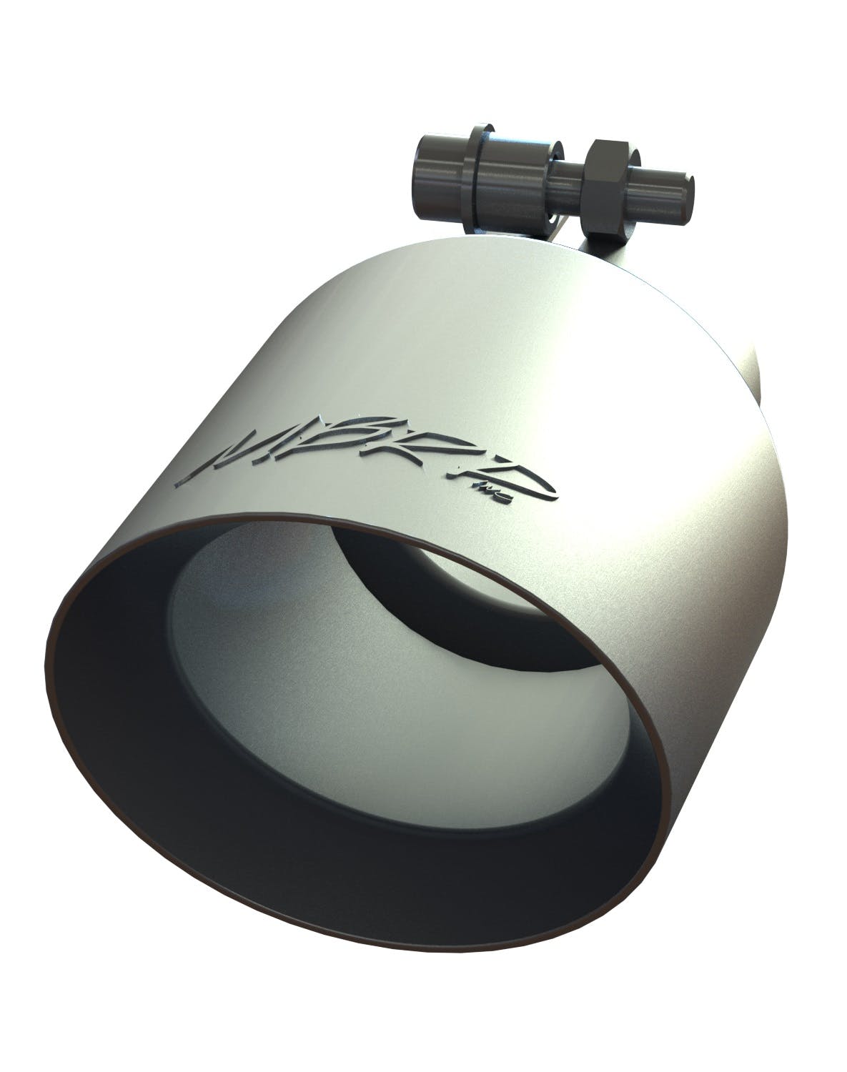 MBRP Exhaust T5123 Tip; 4in. O.D.; Dual Wall Angled; 2½ inlet; 8in. length; T304