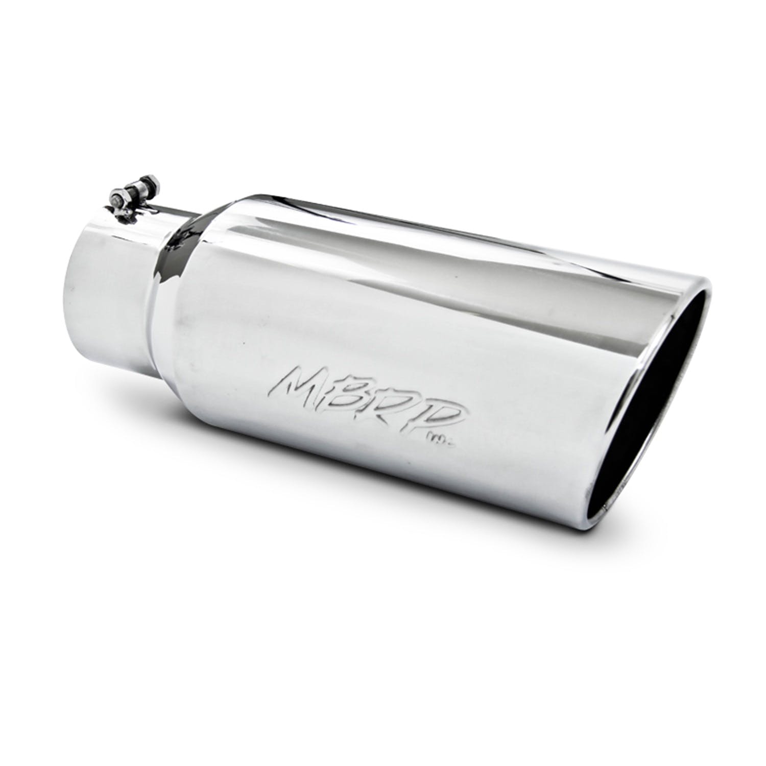 MBRP Exhaust T5127 Tip; 7in. O.D.; Rolled End; 5in. inlet 18in. in length; T304
