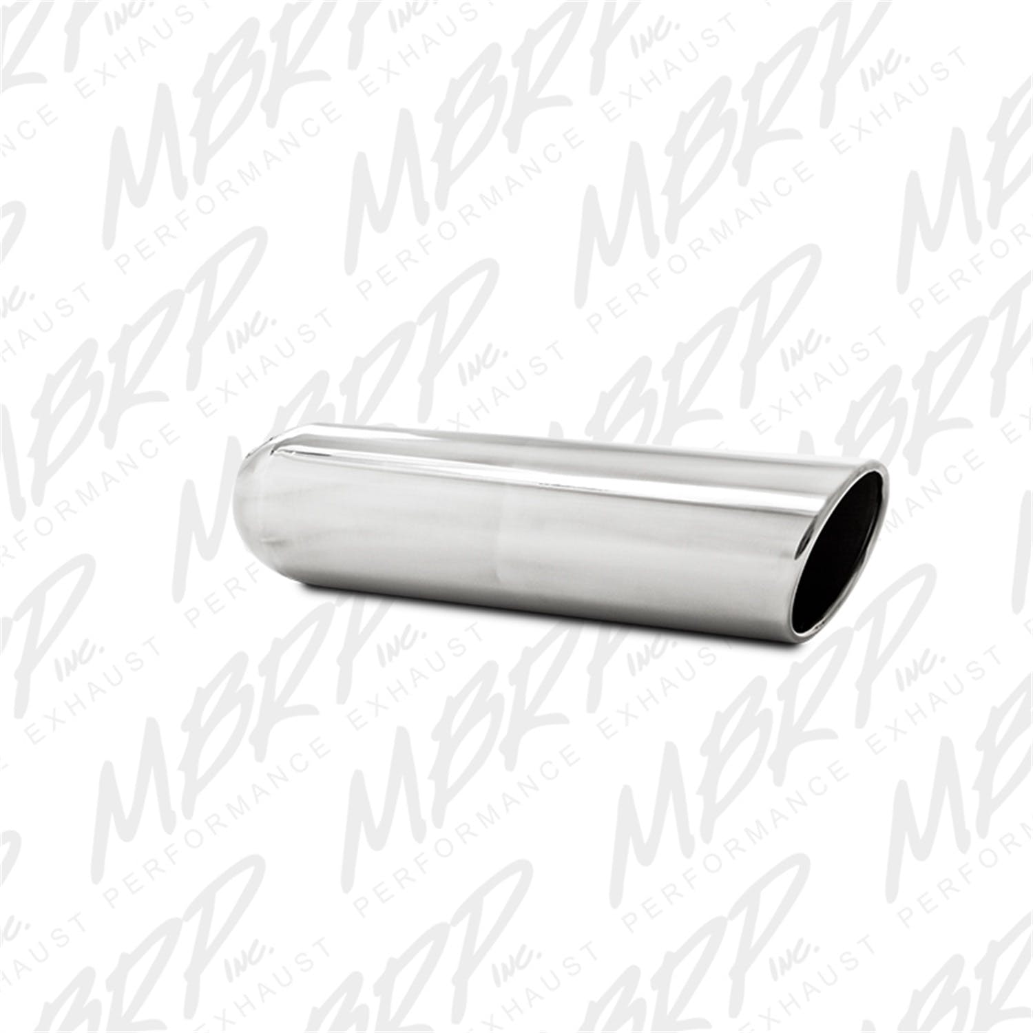 MBRP Exhaust T5135 4in. OD; 2.5in. inlet; 16in. in length; Angled Cut Rolled End; Weld on; T304