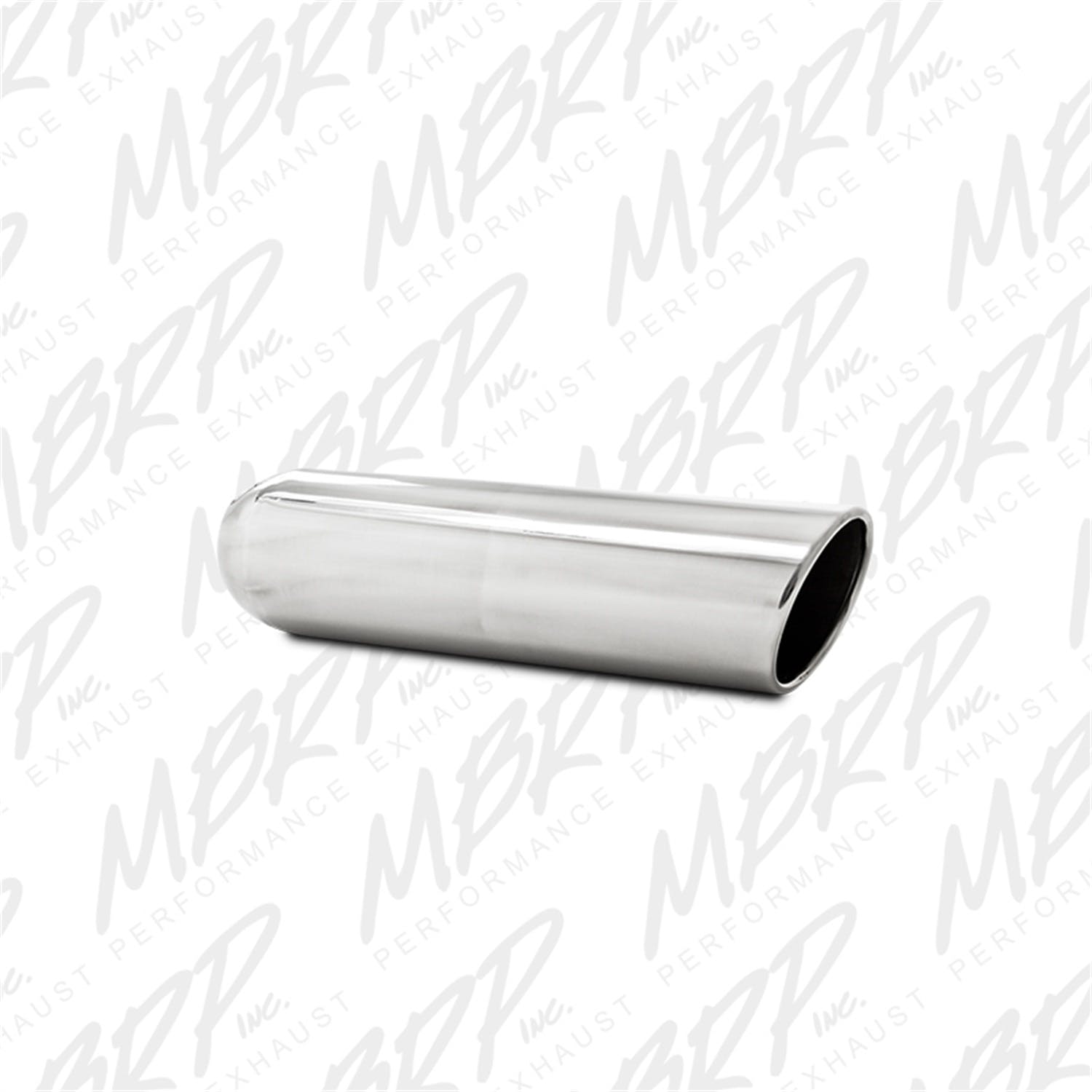 MBRP Exhaust T5136 4in. OD; 3in. inlet; 16in. in length; Angled Cut Rolled End; Weld on; T304