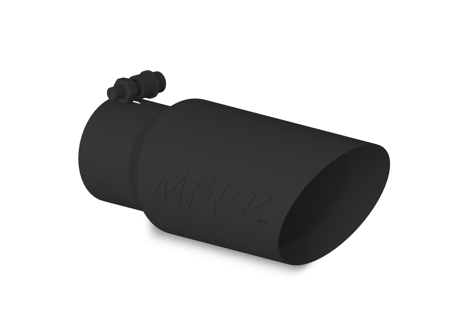MBRP Exhaust T5156BLK Tip; 4in. O.D.; Dual Wall Angled; 3in. inlet; 10in. length; Black
