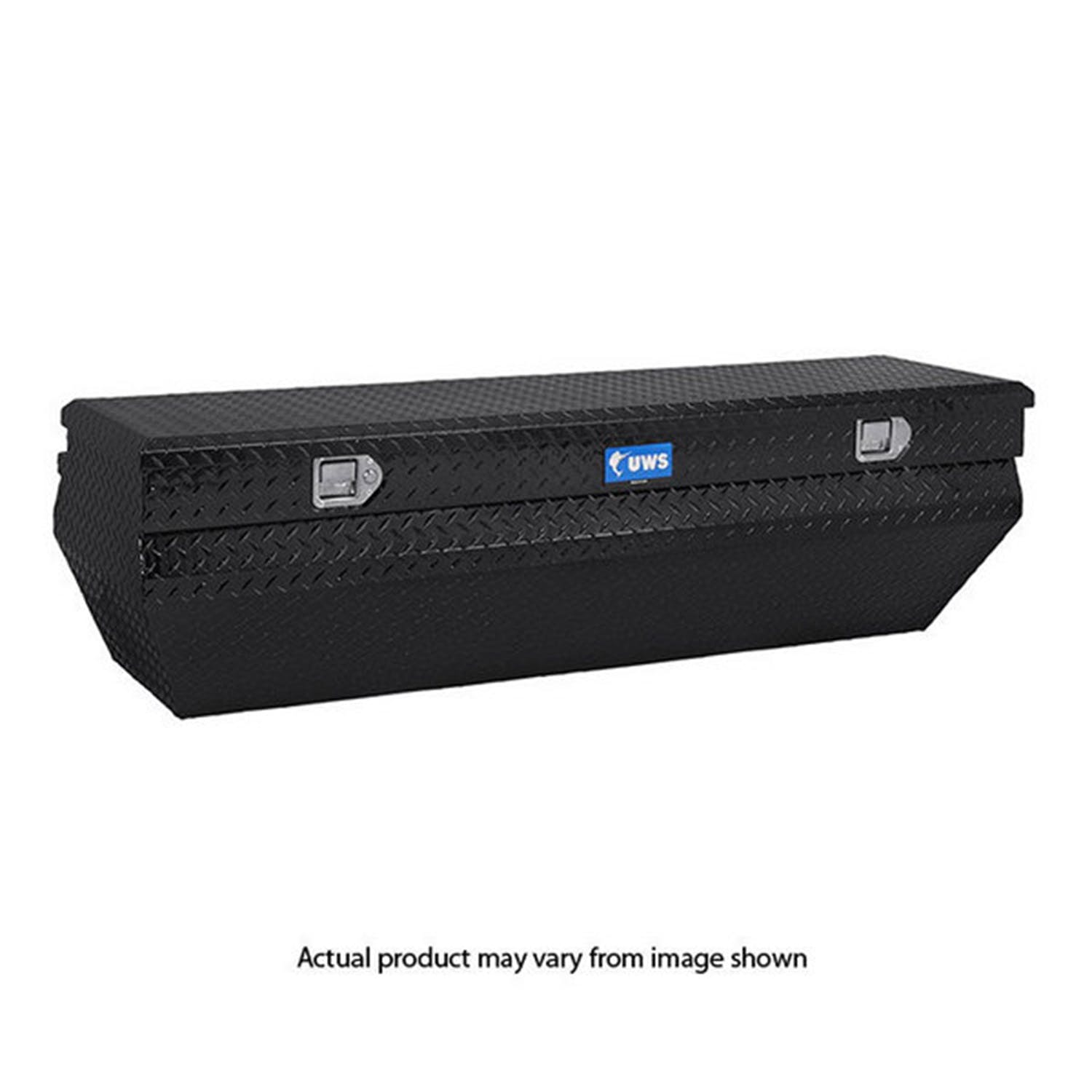 UWS TBC-62-WN-BLK 62 inch Aluminum Chest Box Wedge Notched Black