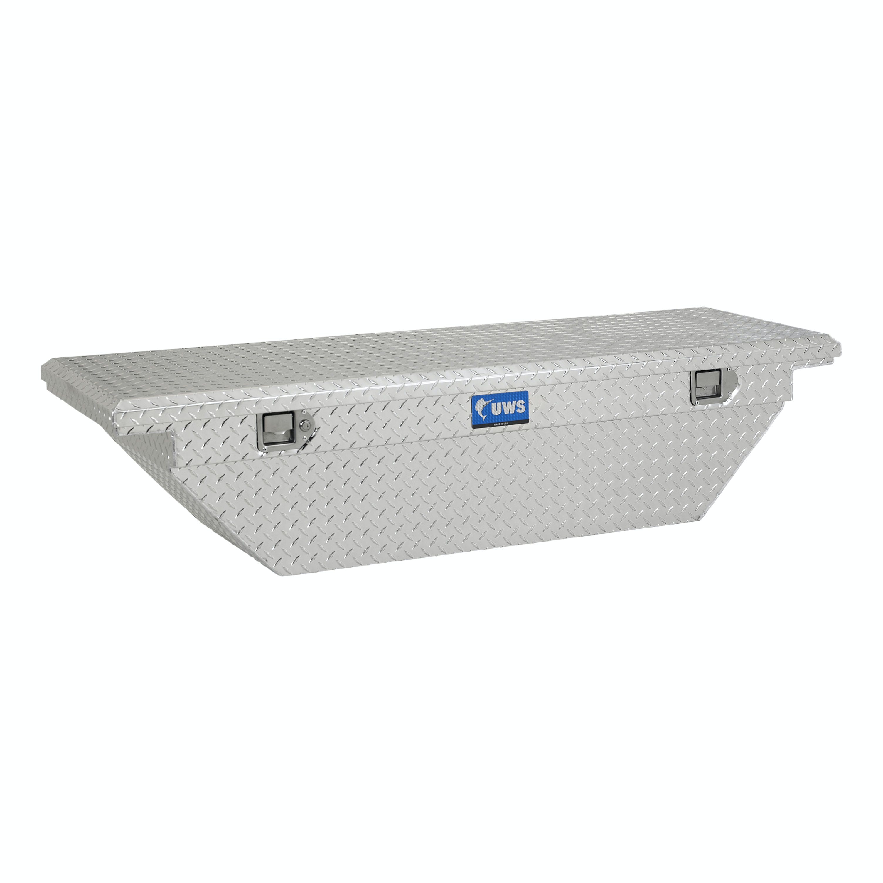 UWS EC10291 63 in. Angled Crossover Single Lid Truck Tool Box