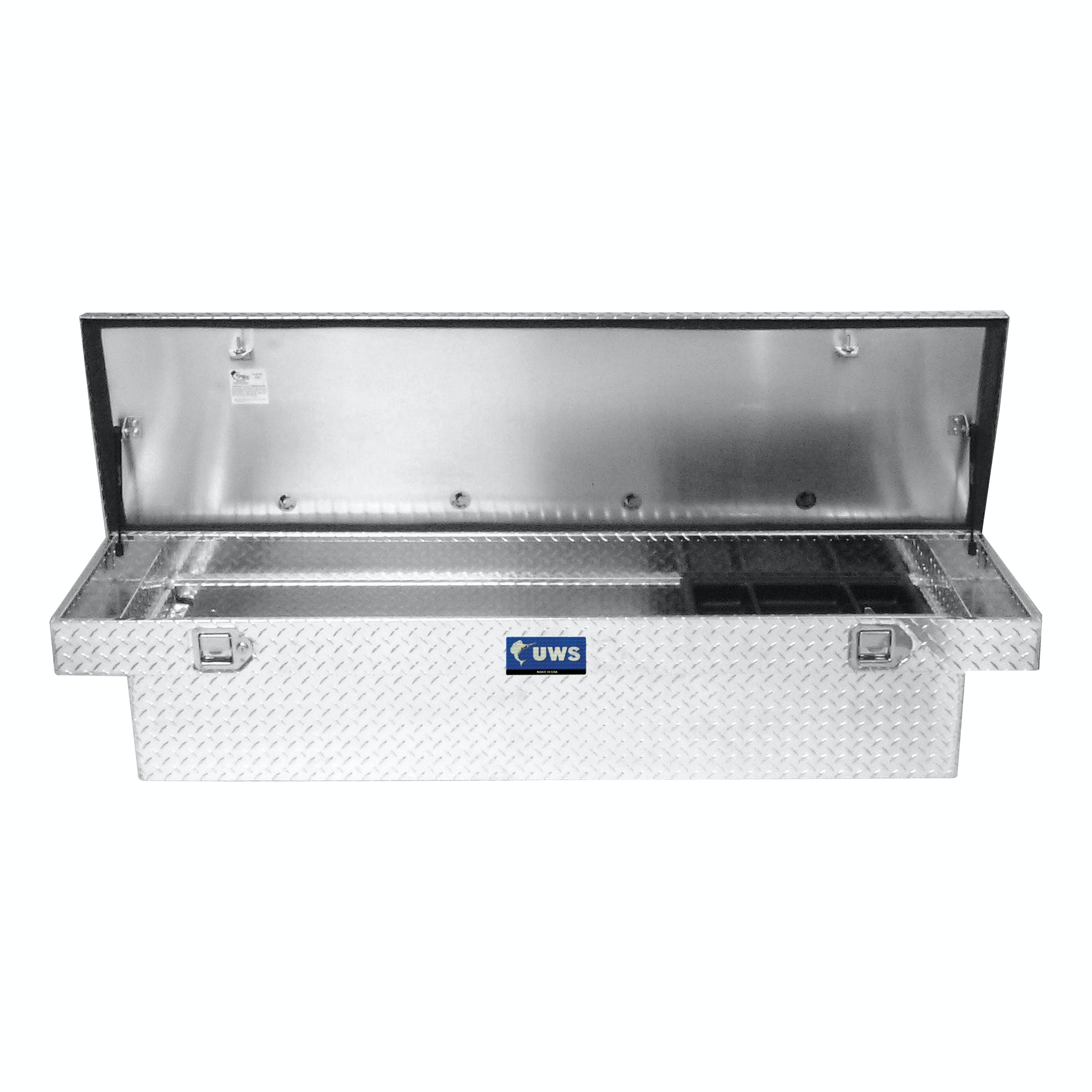 UWS TBS-69-R 69 inch Aluminum Single Lid Crossover Toolbox with Rail