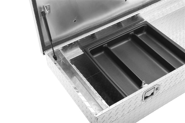 UWS TBS-60-A 60 inch Aluminum Single Lid Crossover Toolbox Angled