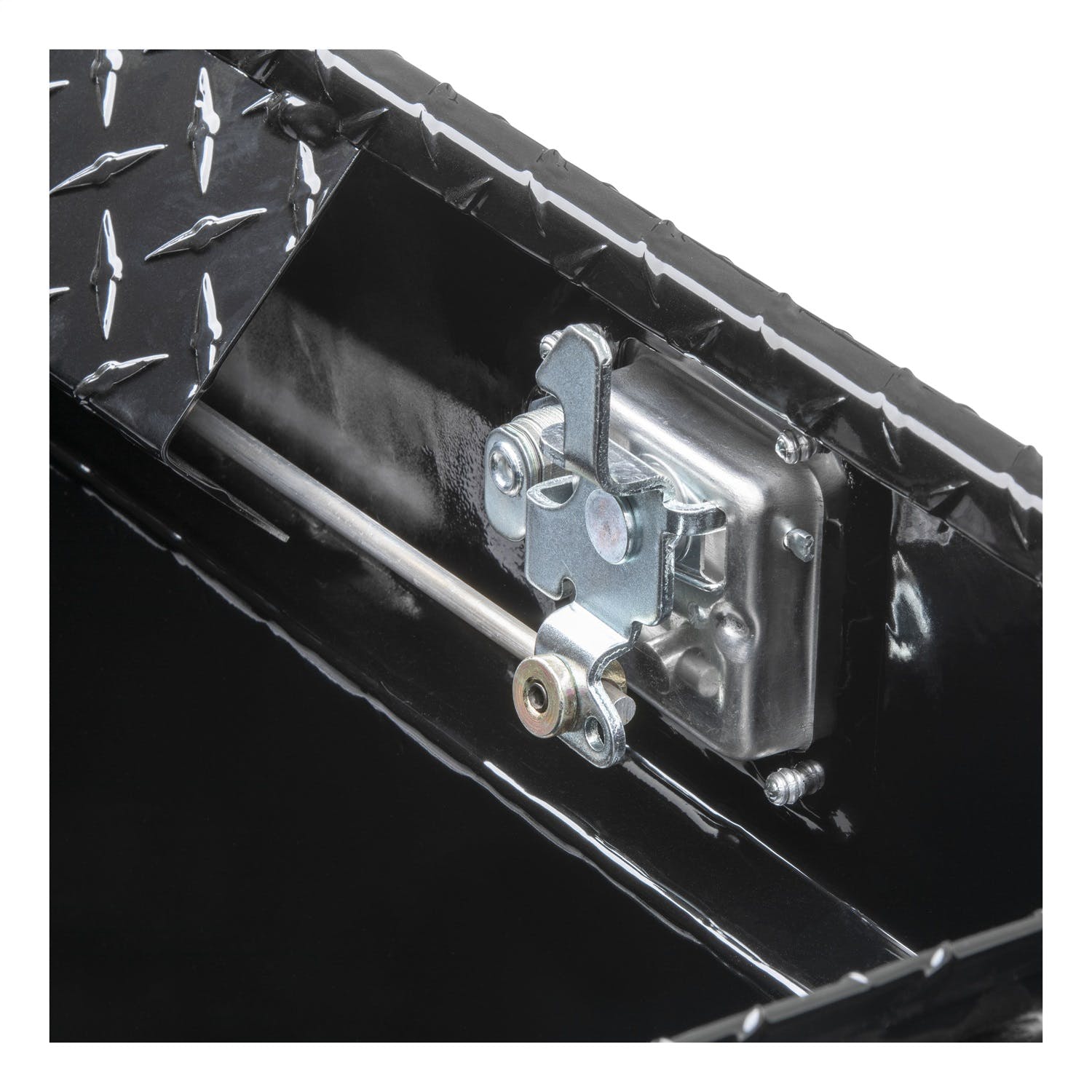 UWS TBS-72-LP-BLK 72 inch Aluminum Single Lid Crossover Toolbox Low Profile Black