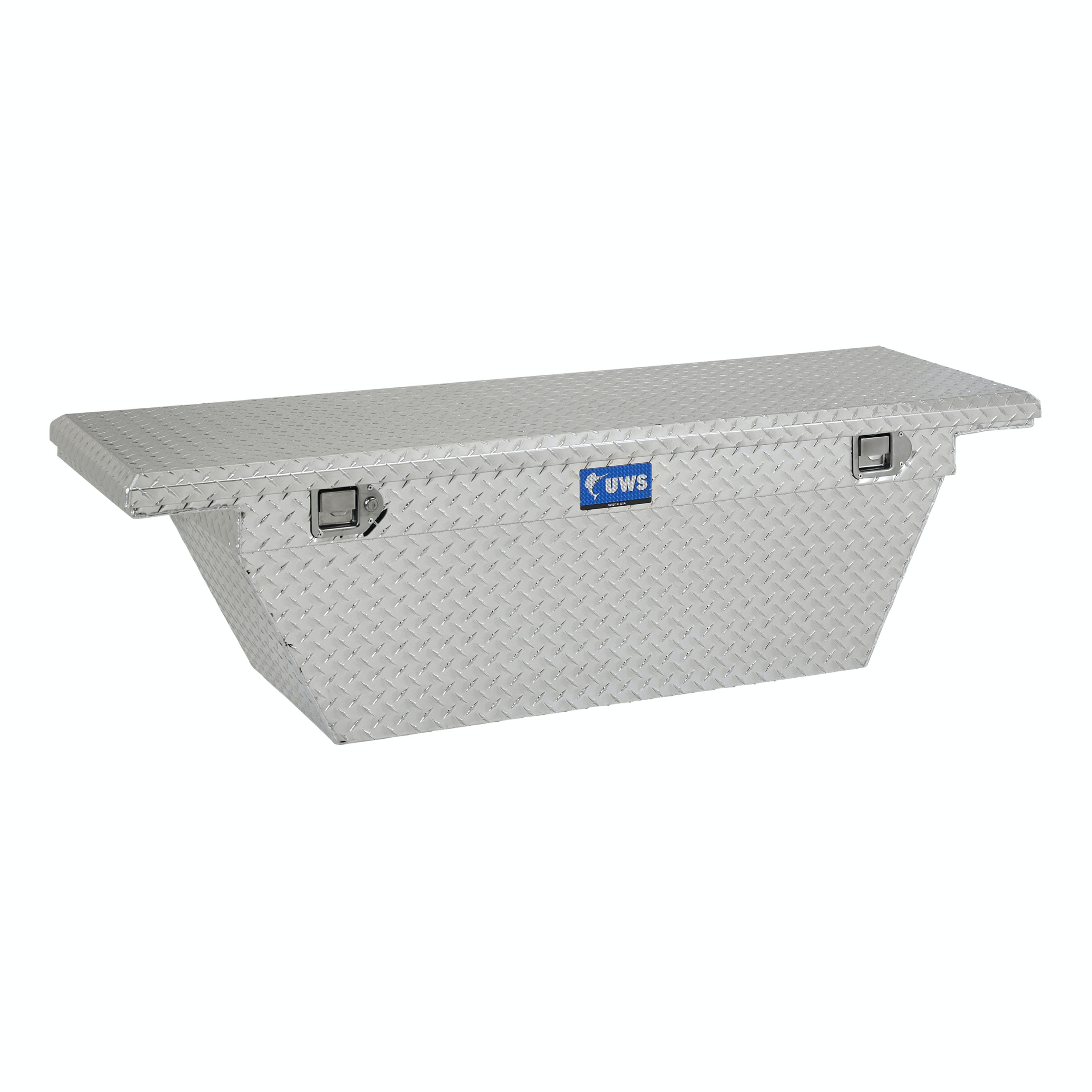UWS TBSD-60A-LP 60 inch Aluminum Single Lid Crossover Toolbox Deep Angled Low Profile