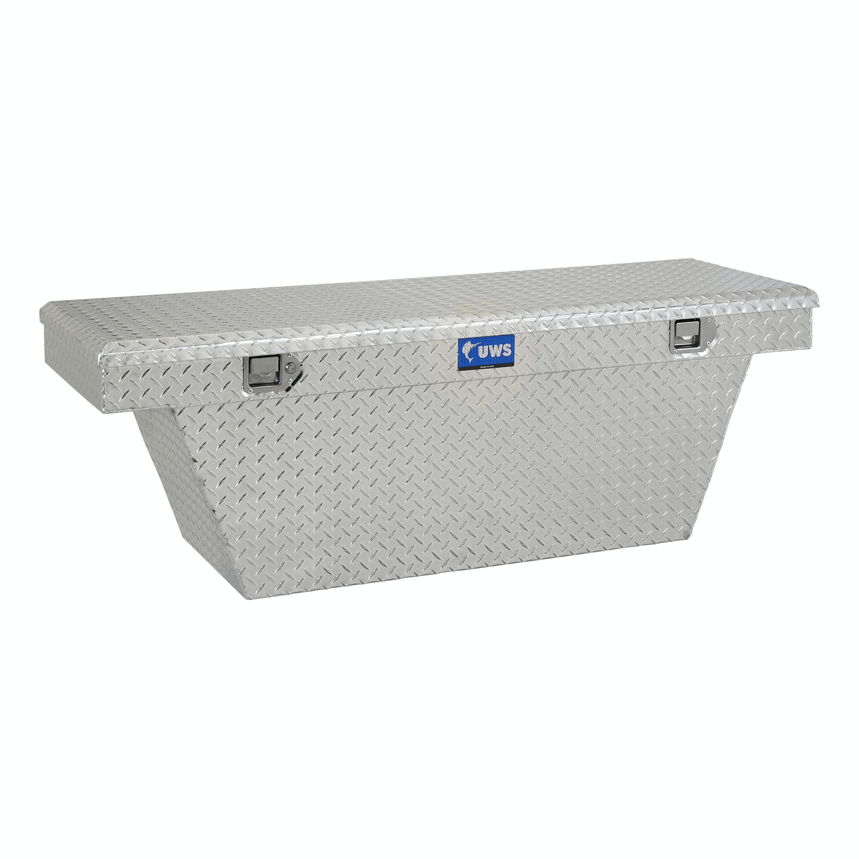 UWS TBSD-60A 60 inch Aluminum Single Lid Crossover Toolbox Deep Angled