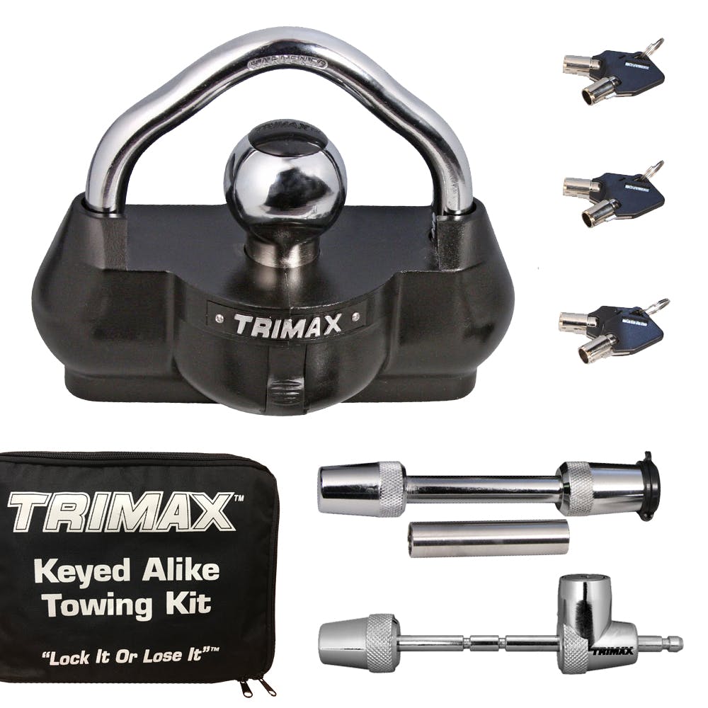 TRIMAX TCP100 All Keyed Alike Combo Pack Set Includes UMAX100,TC123,TS32 and Carrying Case