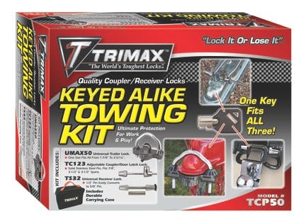 TRIMAX TCP50 All Keyed Alike Combo Pack Set Includes UMAX50,TC123,TS32 and Carrying Case