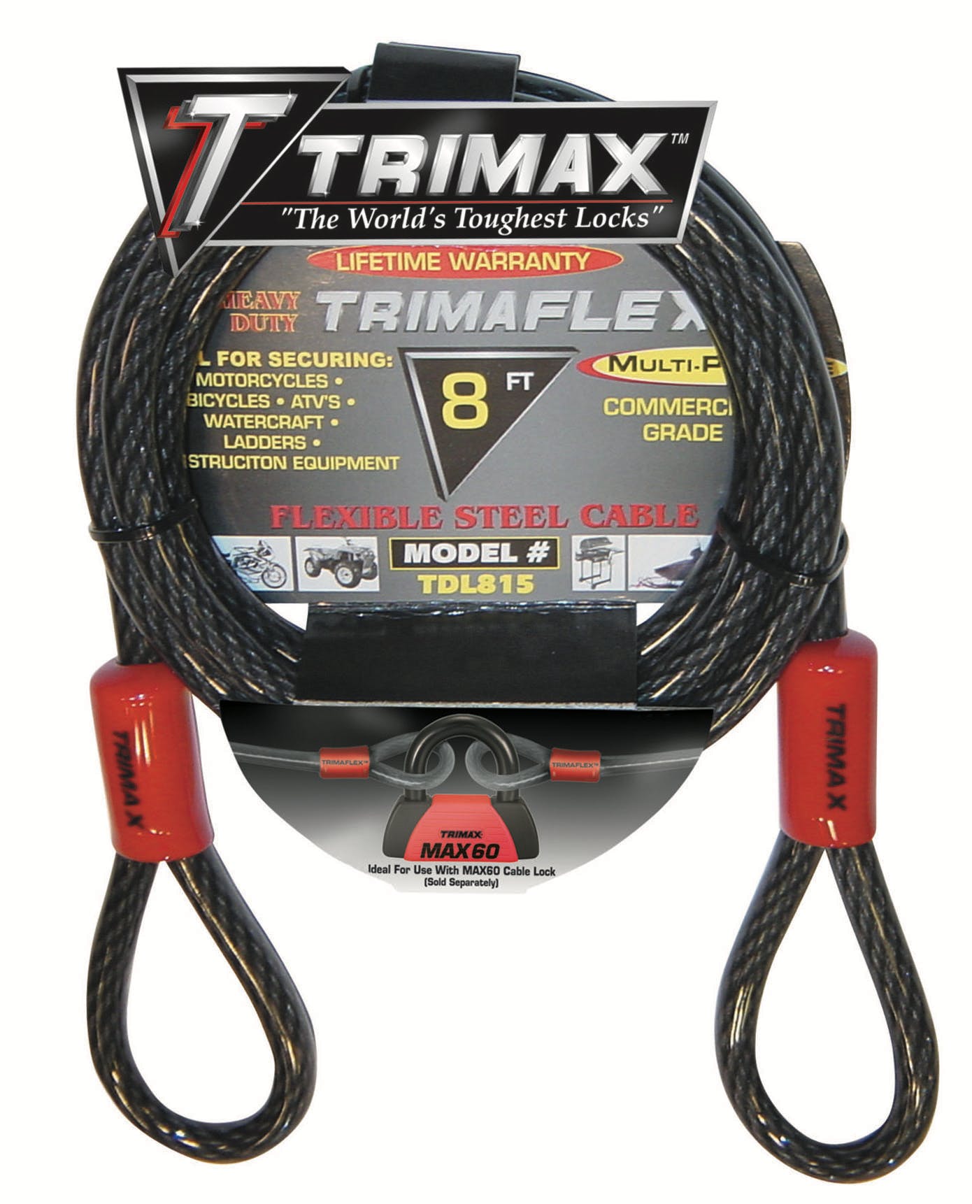 TRIMAX TDL815 8 X15mm TRIMAFLEX Dual Loop Multi-Use Cable