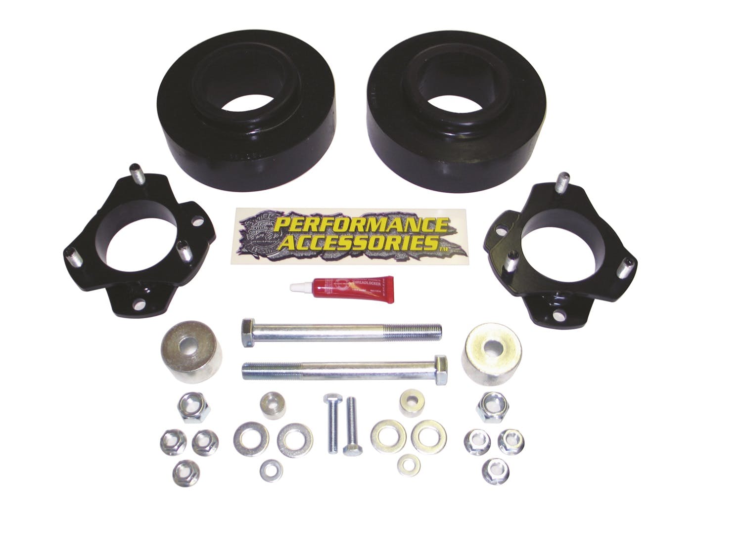 Performance Accessories PATL228PA Strut Extension Leveling Kit; 2.25 In. Lift
