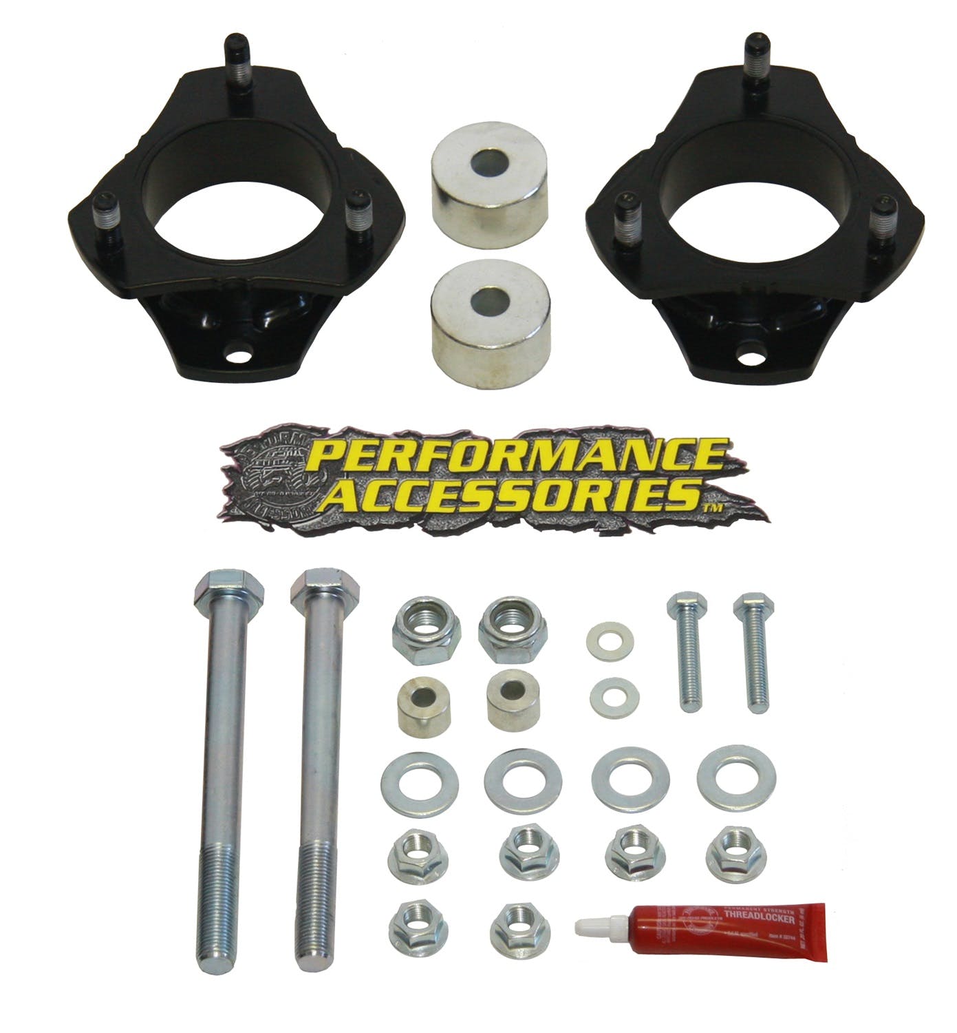 Performance Accessories PATL230PA Strut Extension Leveling Kit; 2.5 inch Lift