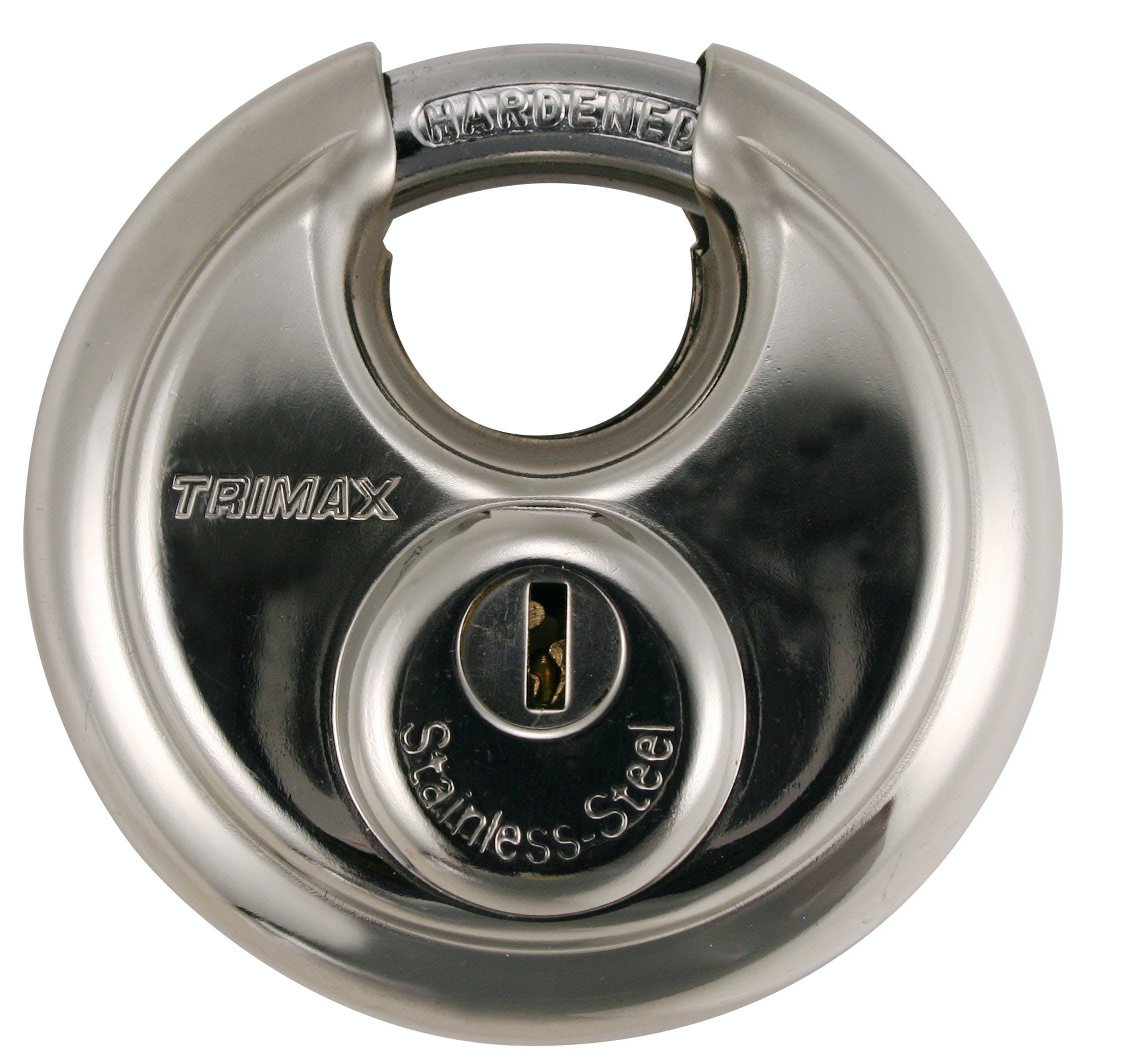 TRIMAX TRP170 TRIMAX Stainless Steel 70mm Round Padlock with 10mm Shackle