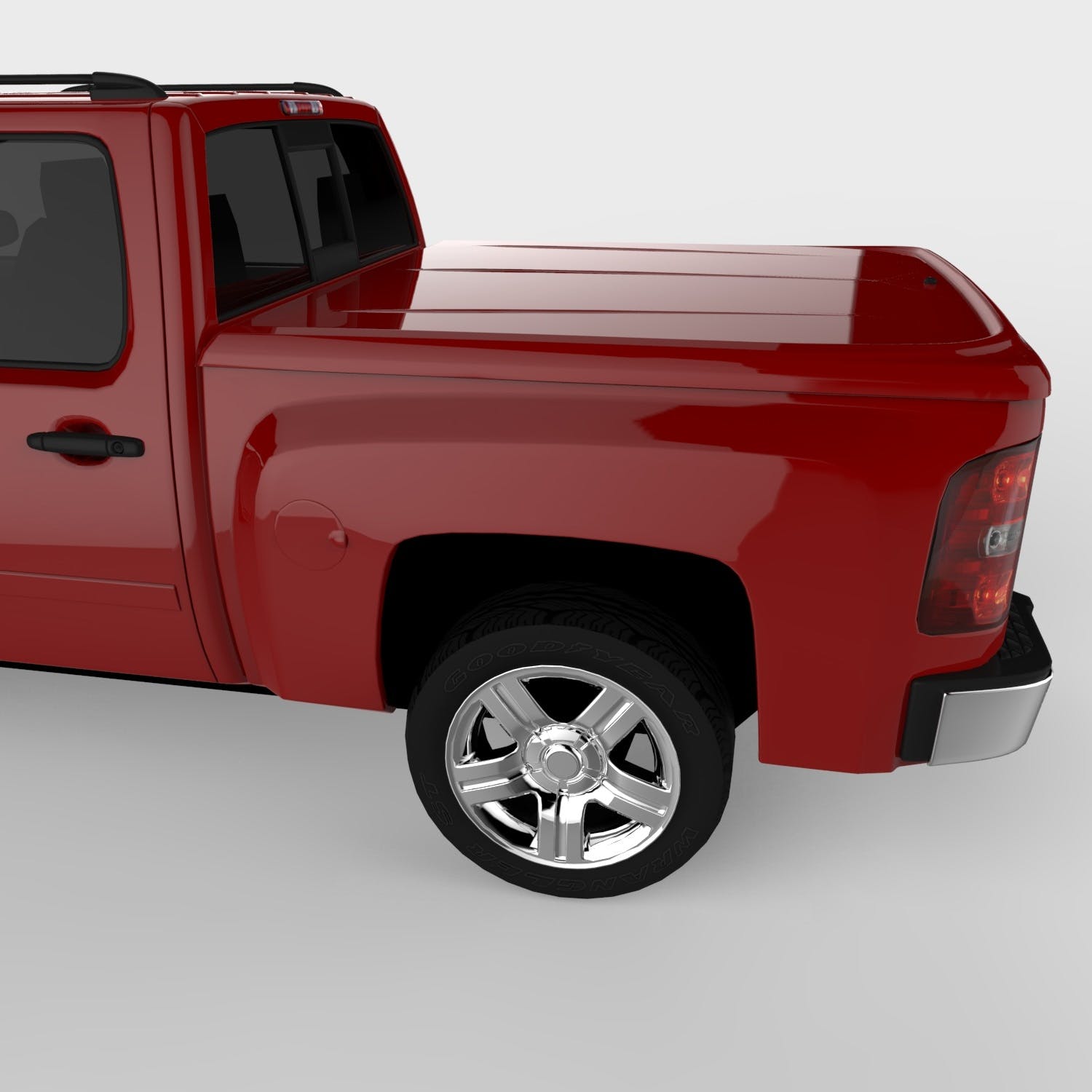 UnderCover UC1066L-74 LUX Tonneau Cover, Victory Red