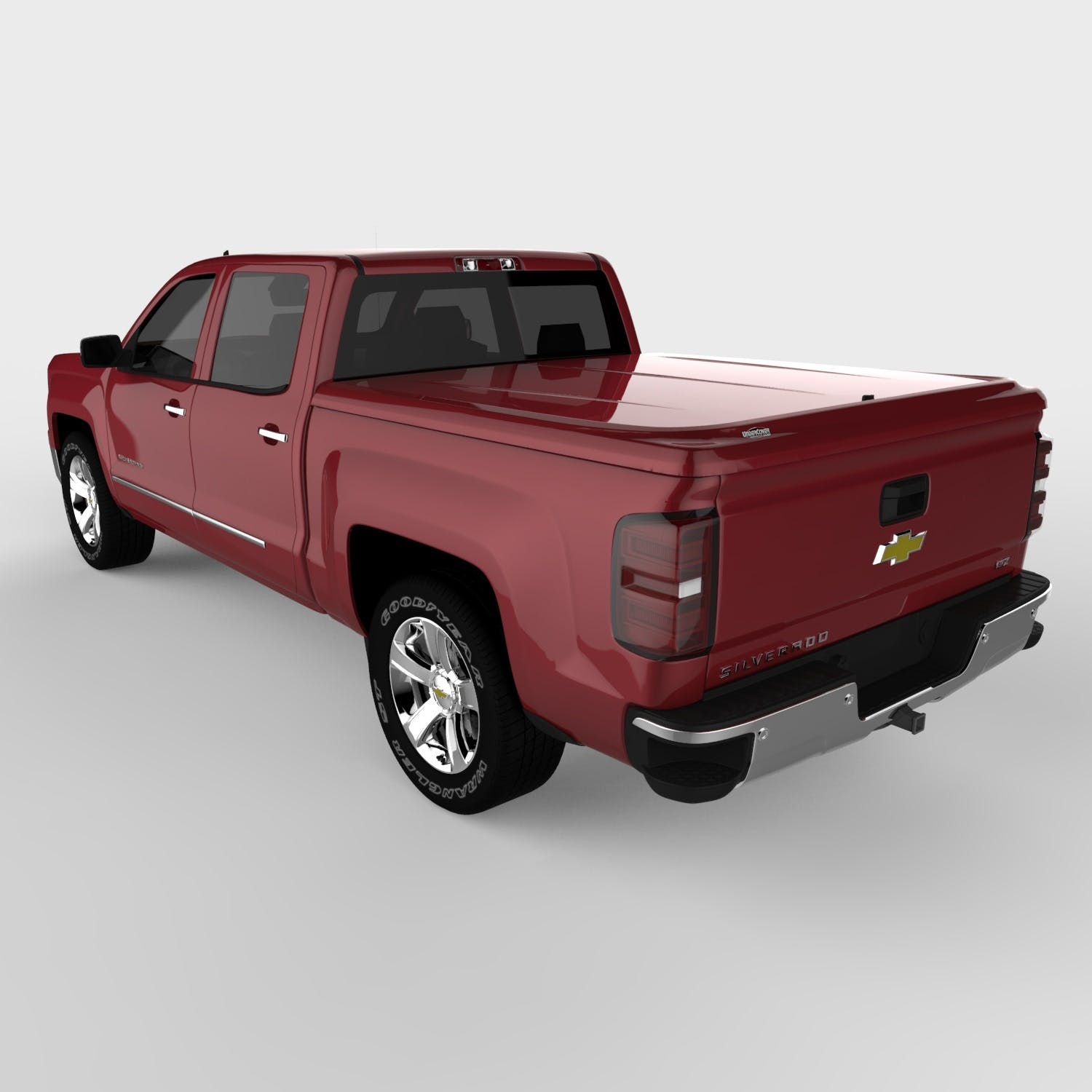 UnderCover UC1116L-66 LUX Tonneau Cover, Sonoma Jewel Red