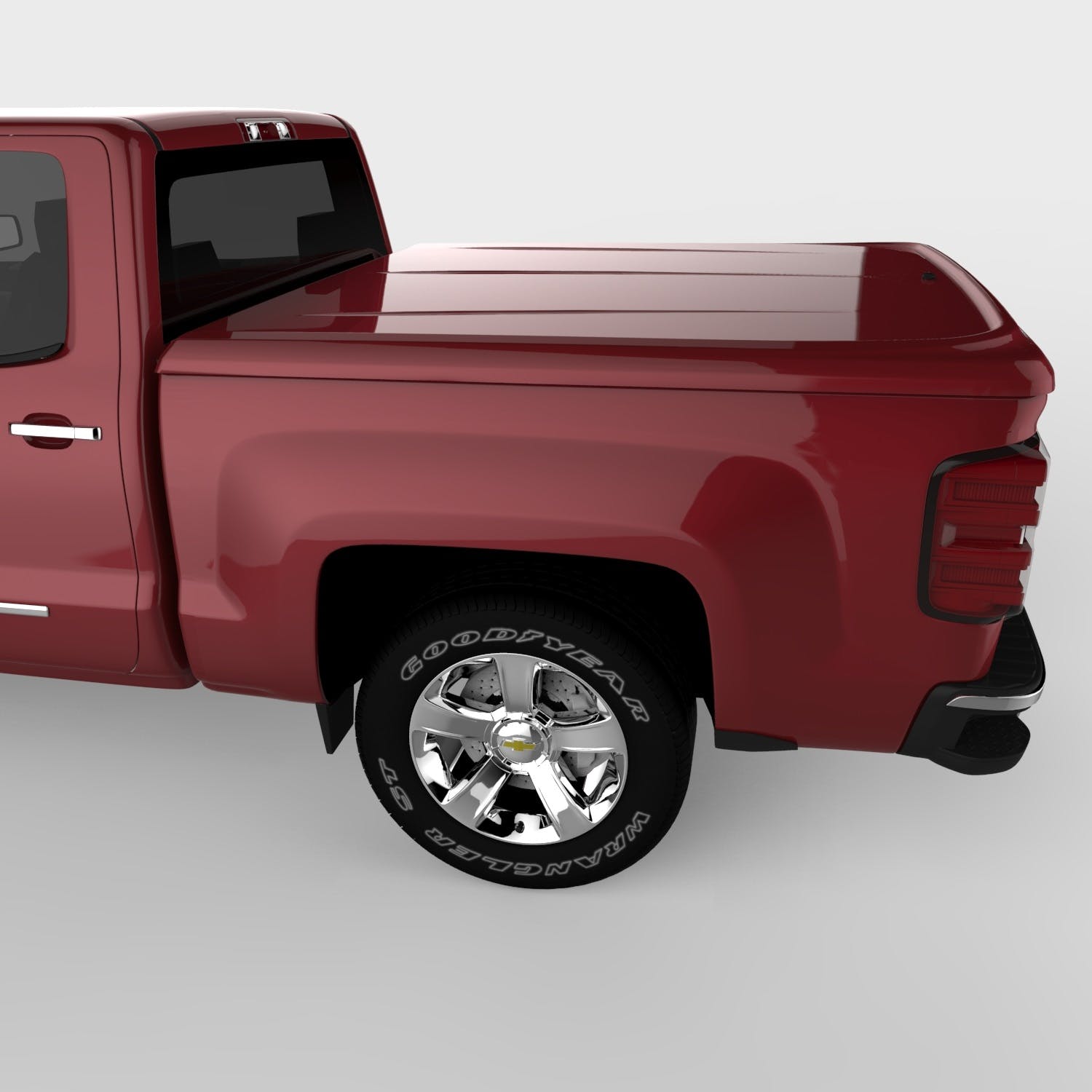 UnderCover UC1116L-66 LUX Tonneau Cover, Sonoma Jewel Red