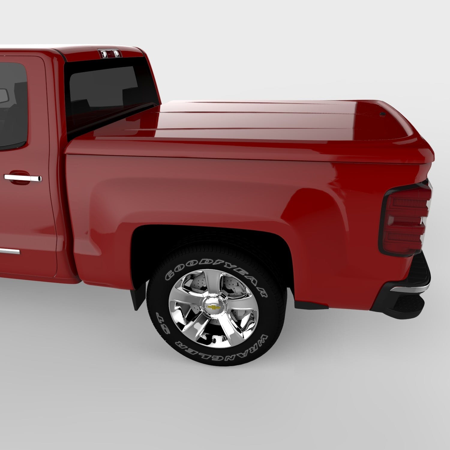 UnderCover UC1116L-74 LUX Tonneau Cover, Victory Red