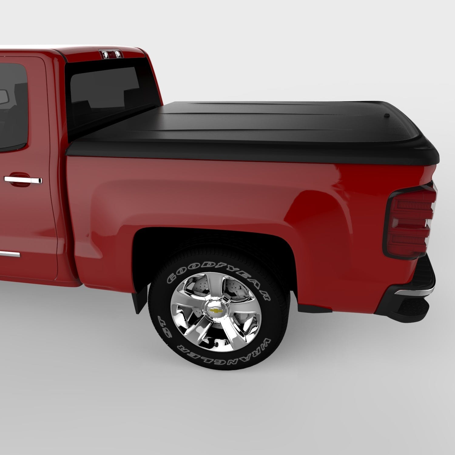 UnderCover UC1116L-G7C LUX Tonneau Cover, Pull Me Over Red
