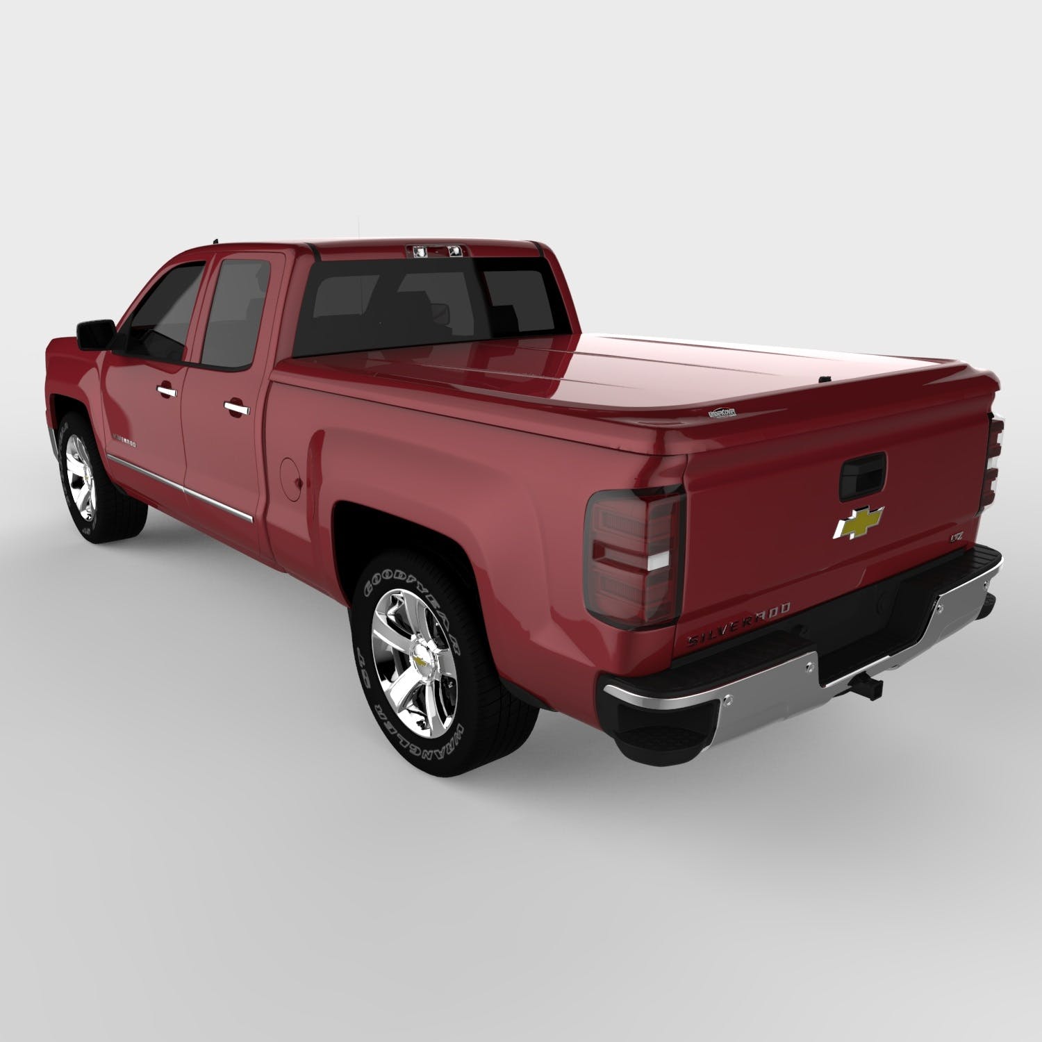 UnderCover UC1126L-66 LUX Tonneau Cover, Sonoma Jewel Red