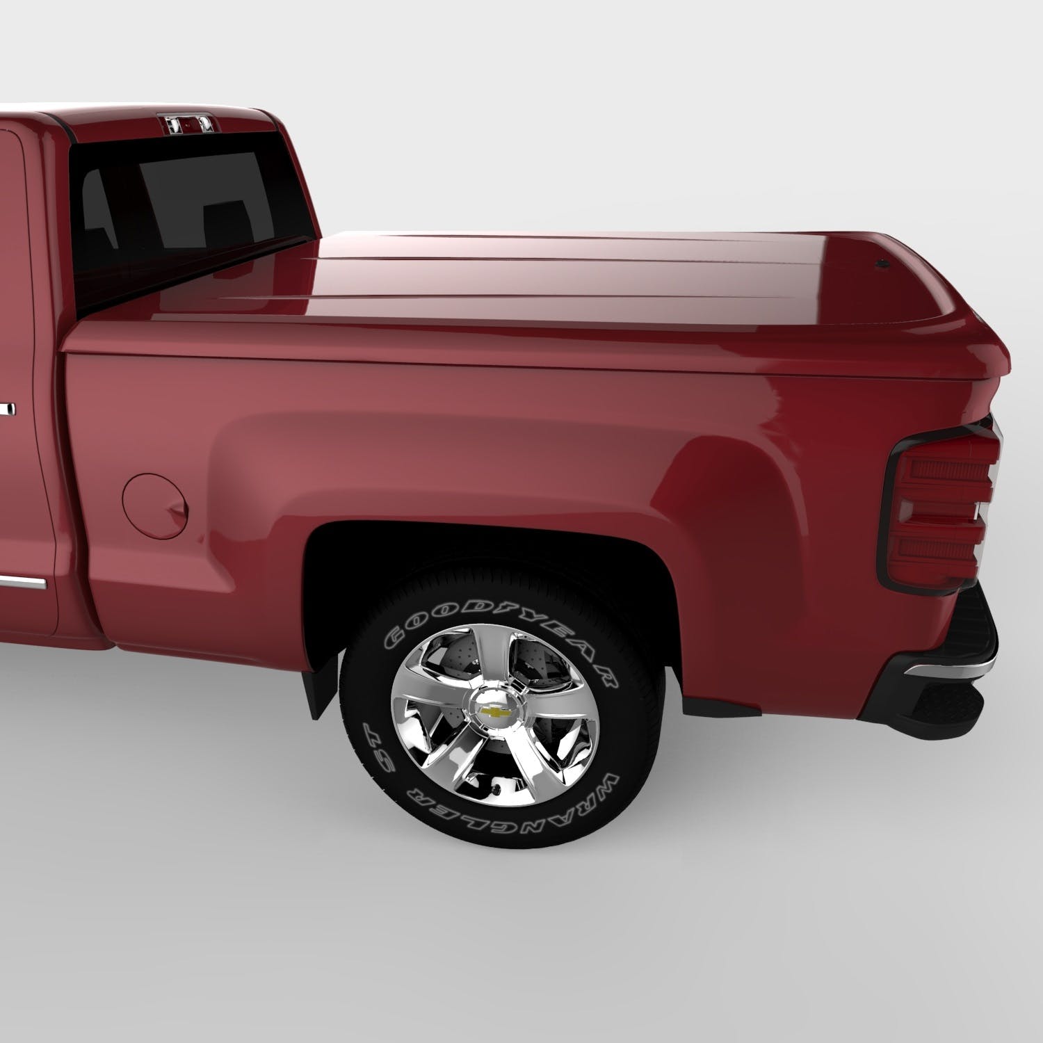 UnderCover UC1126L-66 LUX Tonneau Cover, Sonoma Jewel Red