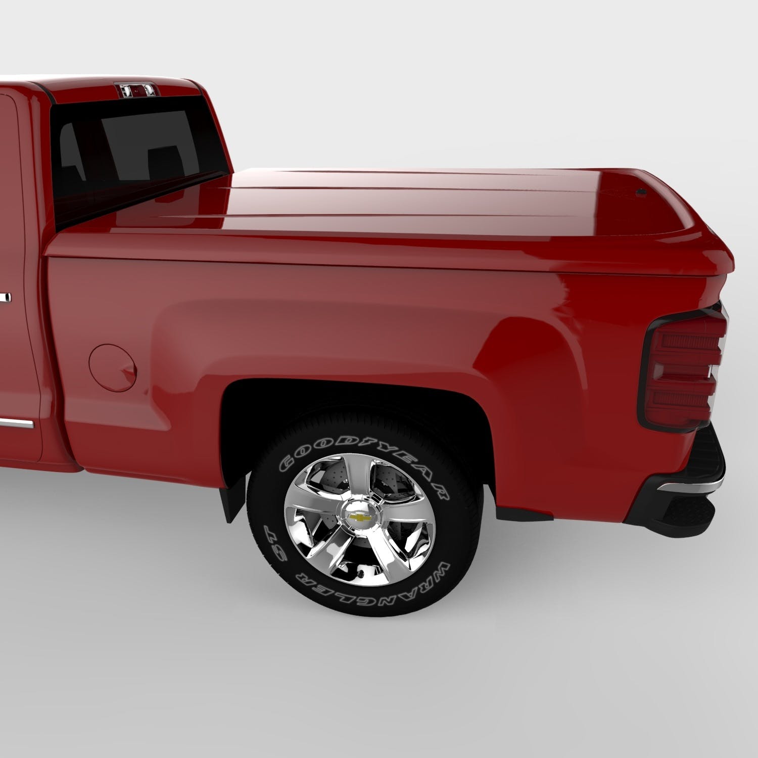 UnderCover UC1126L-74 LUX Tonneau Cover, Victory Red