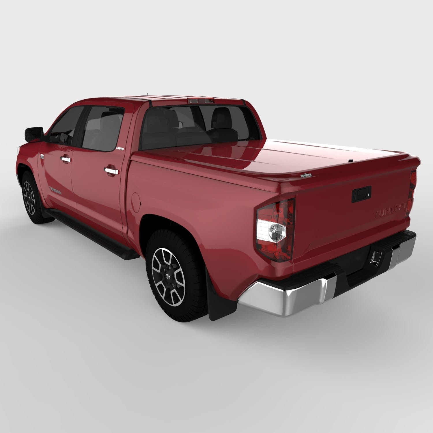 UnderCover UC4116L-3R3 LUX Tonneau Cover, Bright Red