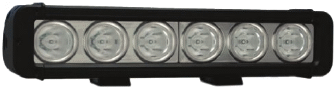 Vision X XIL-LP910 12 inch Xmitter Low Profile Prime LED Light Bar 10 deg Beam Pattern