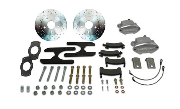 Stainless Steel Brakes W111-20 At The Wheels SportR1 1-pist rear Ford 8in./9in. SB w/PB