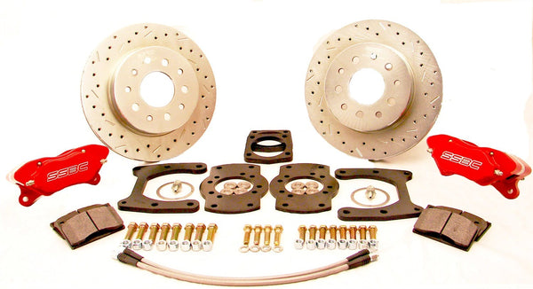 Stainless Steel Brakes W111-36R Comp S W111-36 kit w/red calipers