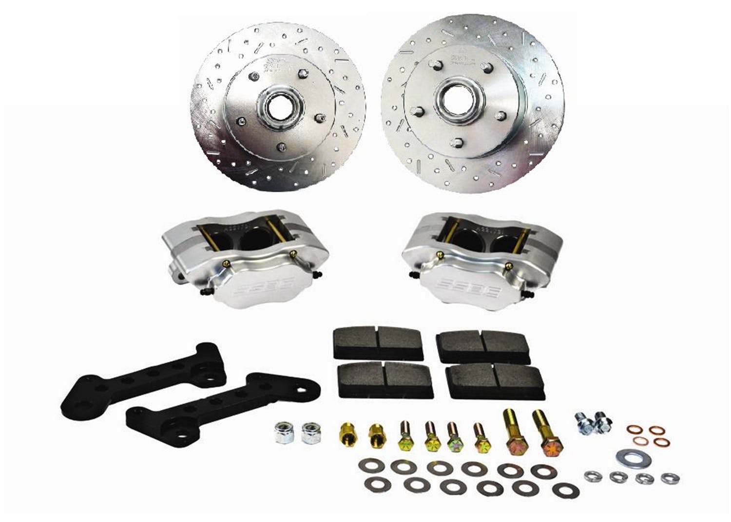 Stainless Steel Brakes W123-24 At The Wheels Comp R front 64-74 GM drum to disc