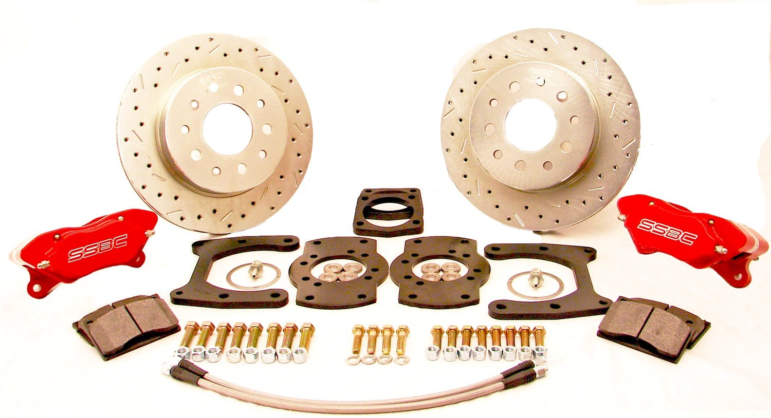 Stainless Steel Brakes W125-42R Comp S W125-42 kit w/red calipers