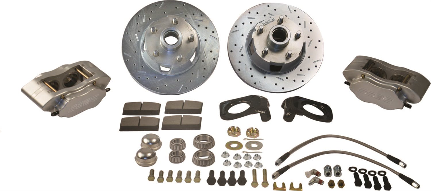Stainless Steel Brakes W153-7 At The Wheels Comp S front 64-72 A-body drum to disc