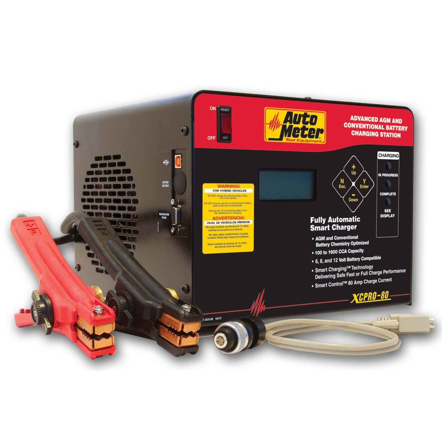AutoMeter Products XCPRO-80 AGM Optimized Fast Charger