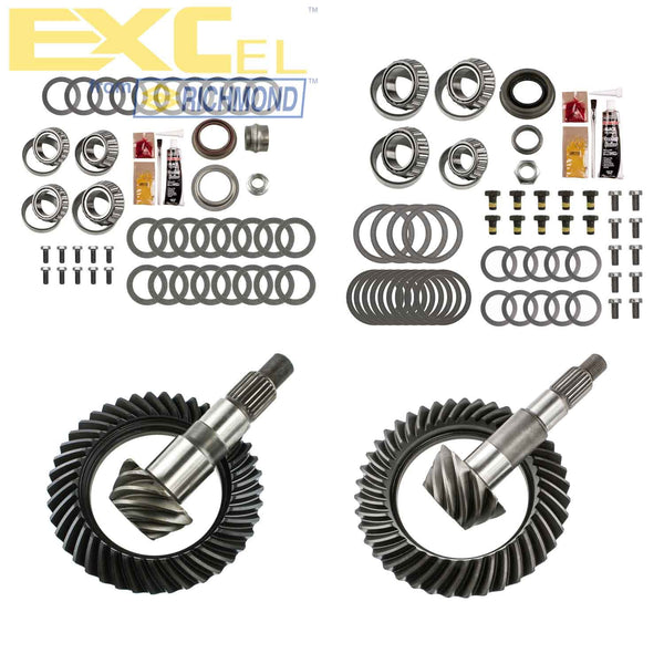 Excel XLK-5000 Differential Ring and Pinon Front and Rear Complete Kit