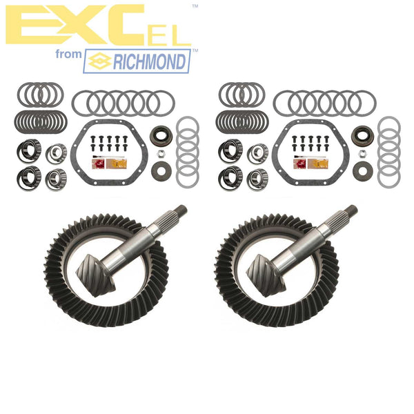 Excel XLK-5015 Differential Ring and Pinon Front and Rear Complete Kit