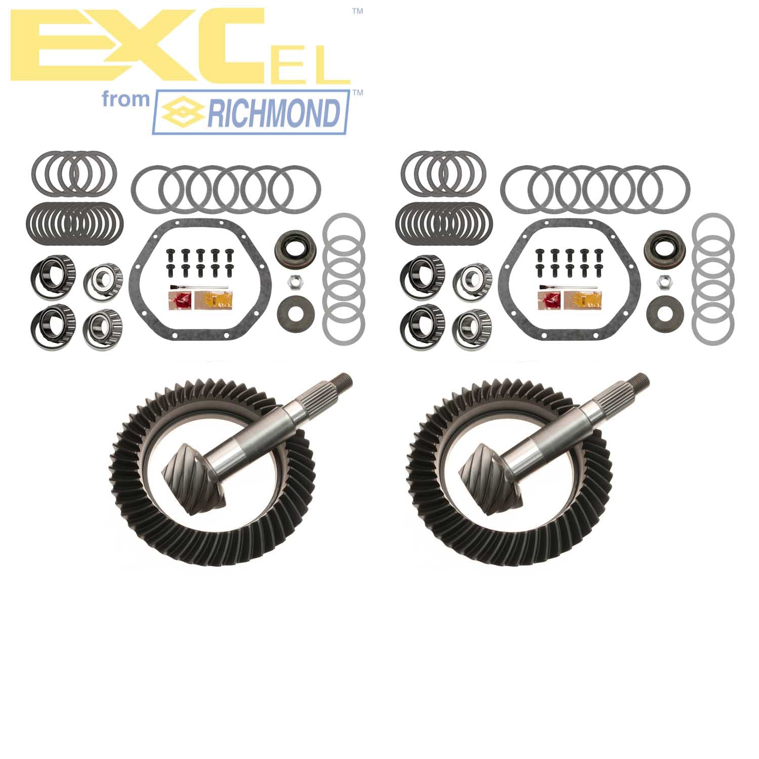 Excel XLK-5016 Differential Ring and Pinon Front and Rear Complete Kit