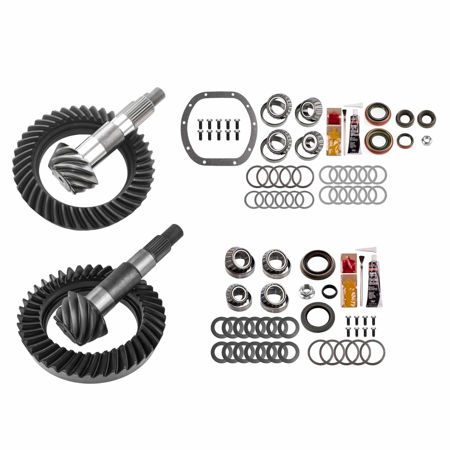 Excel XLK-5019 Differential Ring and Pinon Front and Rear Complete Kit