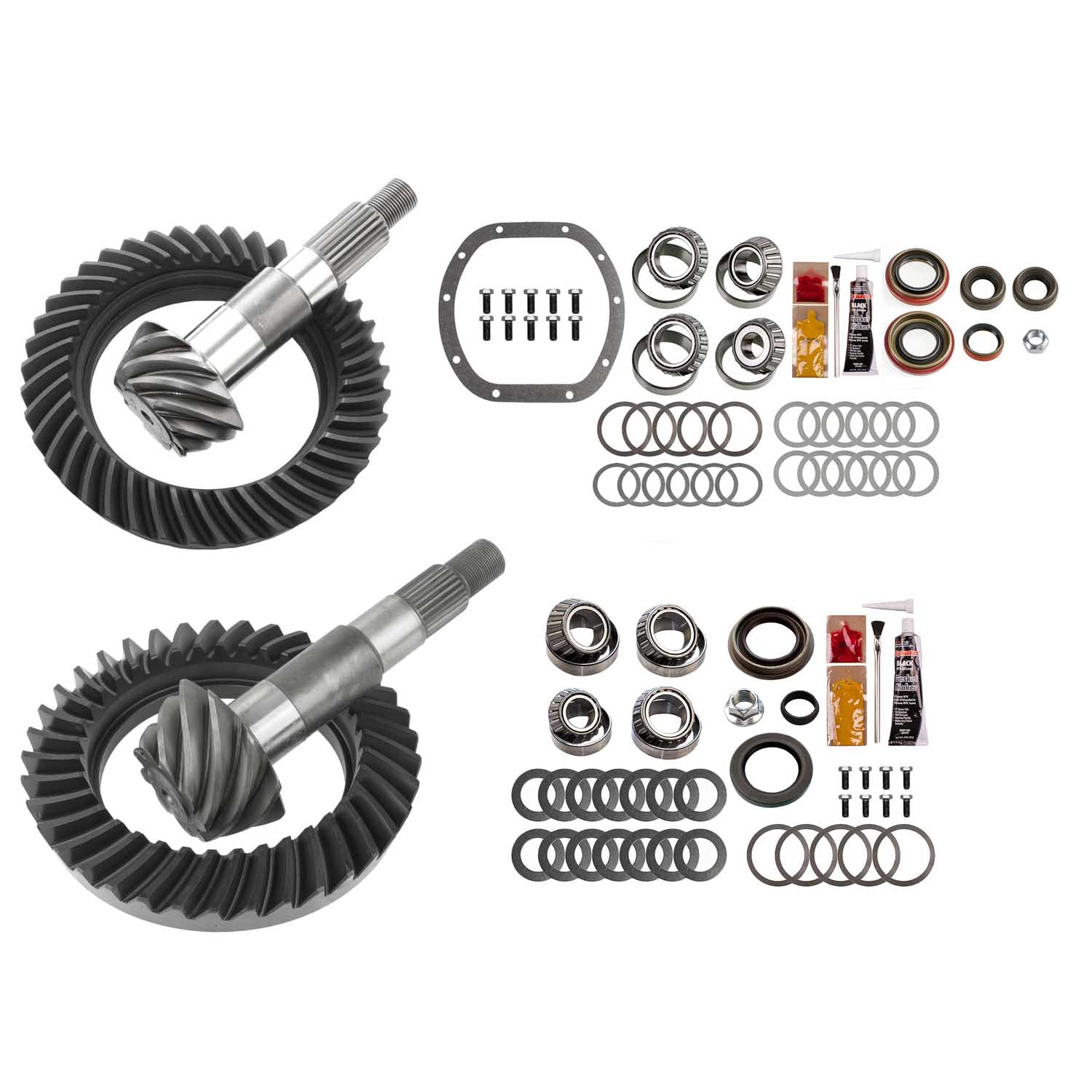 Excel XLK-5020 Differential Ring and Pinon Front and Rear Complete Kit