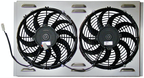 Northern Radiator Z40069 Dual 11 Inch Fan/Shroud Combo