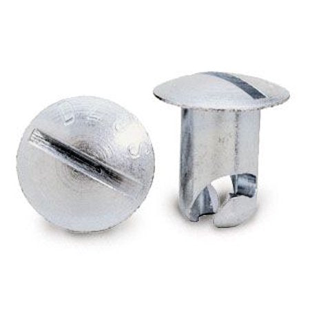 Moroso 71360 7/16 Slotted Oval-Head Quick Fasteners (Steel/.550-Long/10pk)