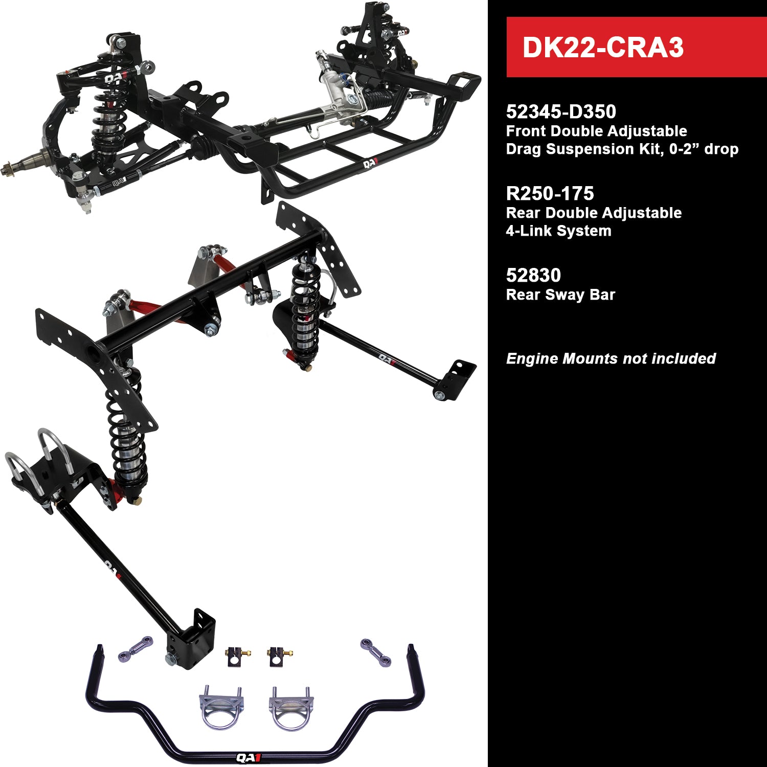 QA1 Drag Kit DK22-CRA3