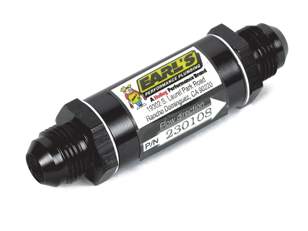 Earl's Performance Plumbing AT230106ERL BLACK -6 AN 35 MIC ELEMENT FUEL FILTER