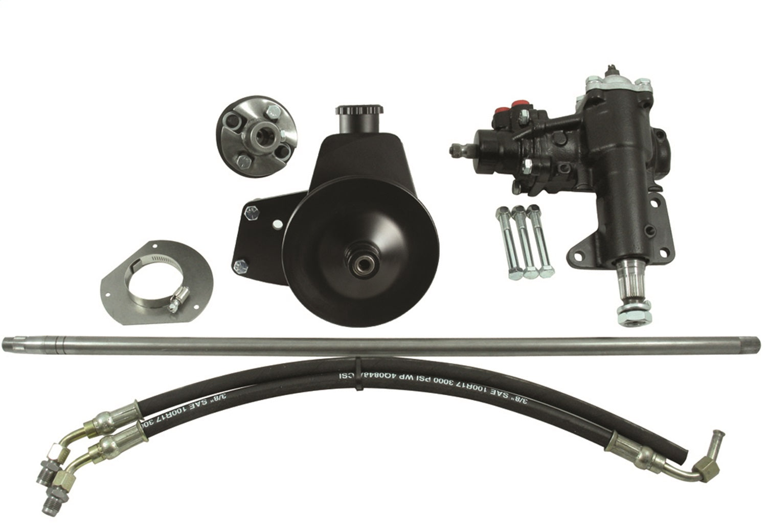 Borgeson P/S Conversion Kit Fits 65-66 Mustang with Manual Steering and 289/302/351W V-8 999020