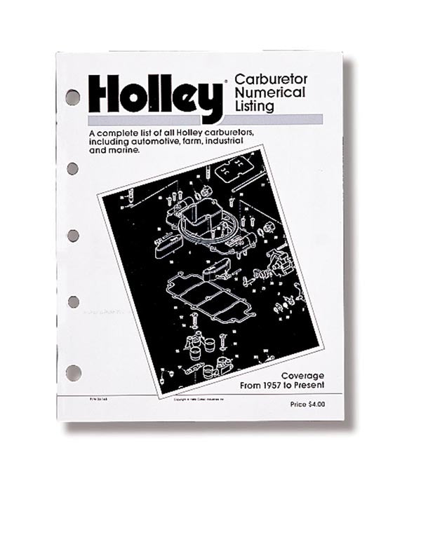 Holley Repair Manual 36-168